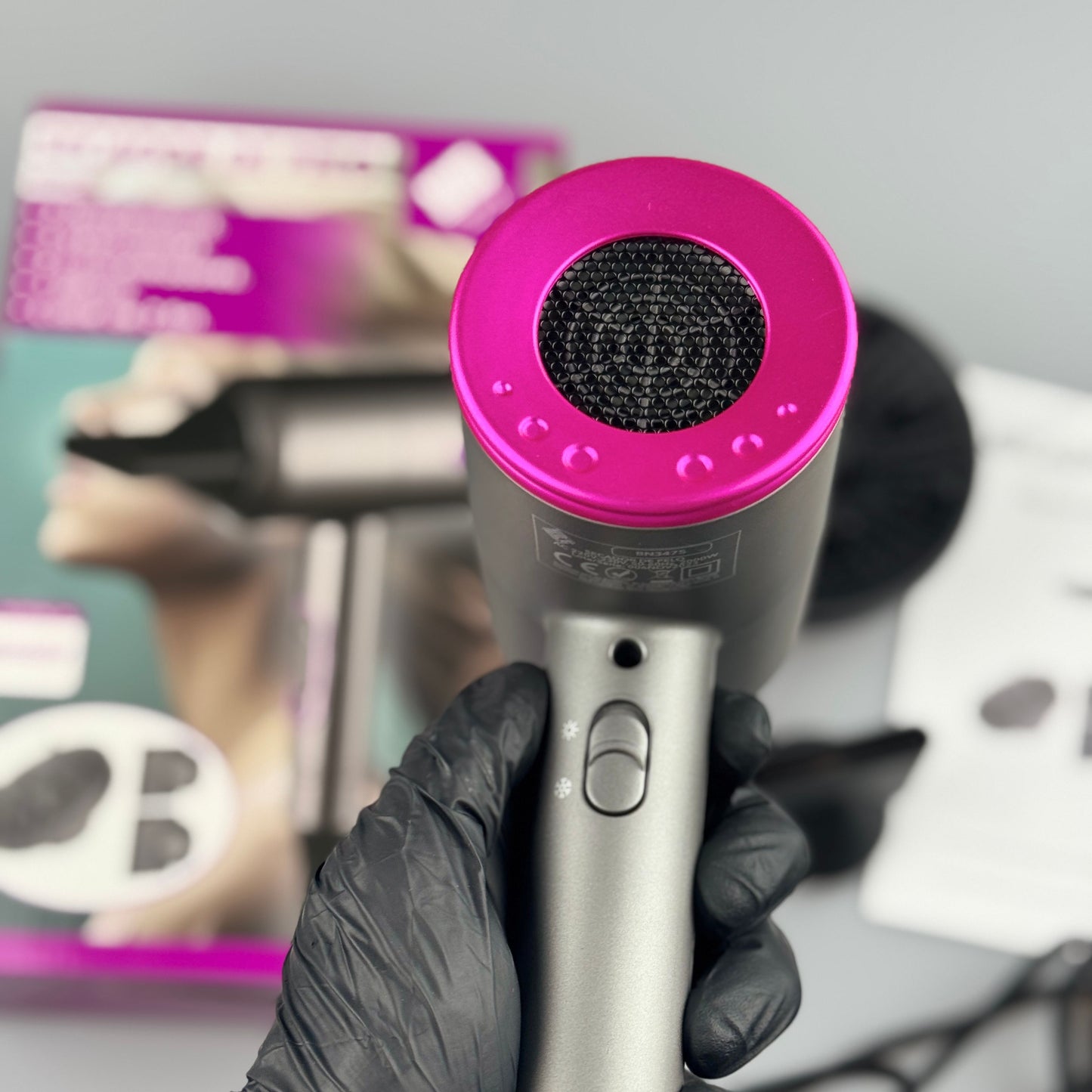 Secador de Cabelo Profissional Iónico com Difusor
