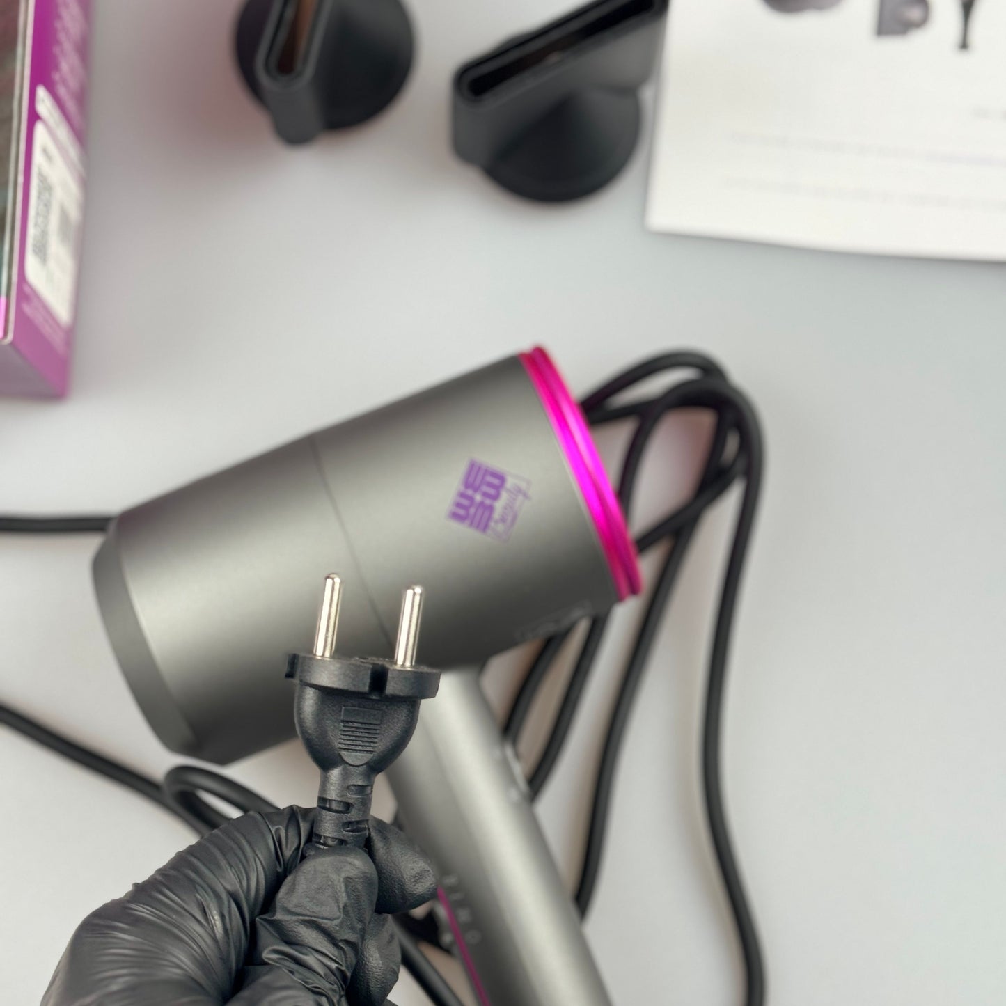 Secador de Cabelo Profissional Iónico com Difusor