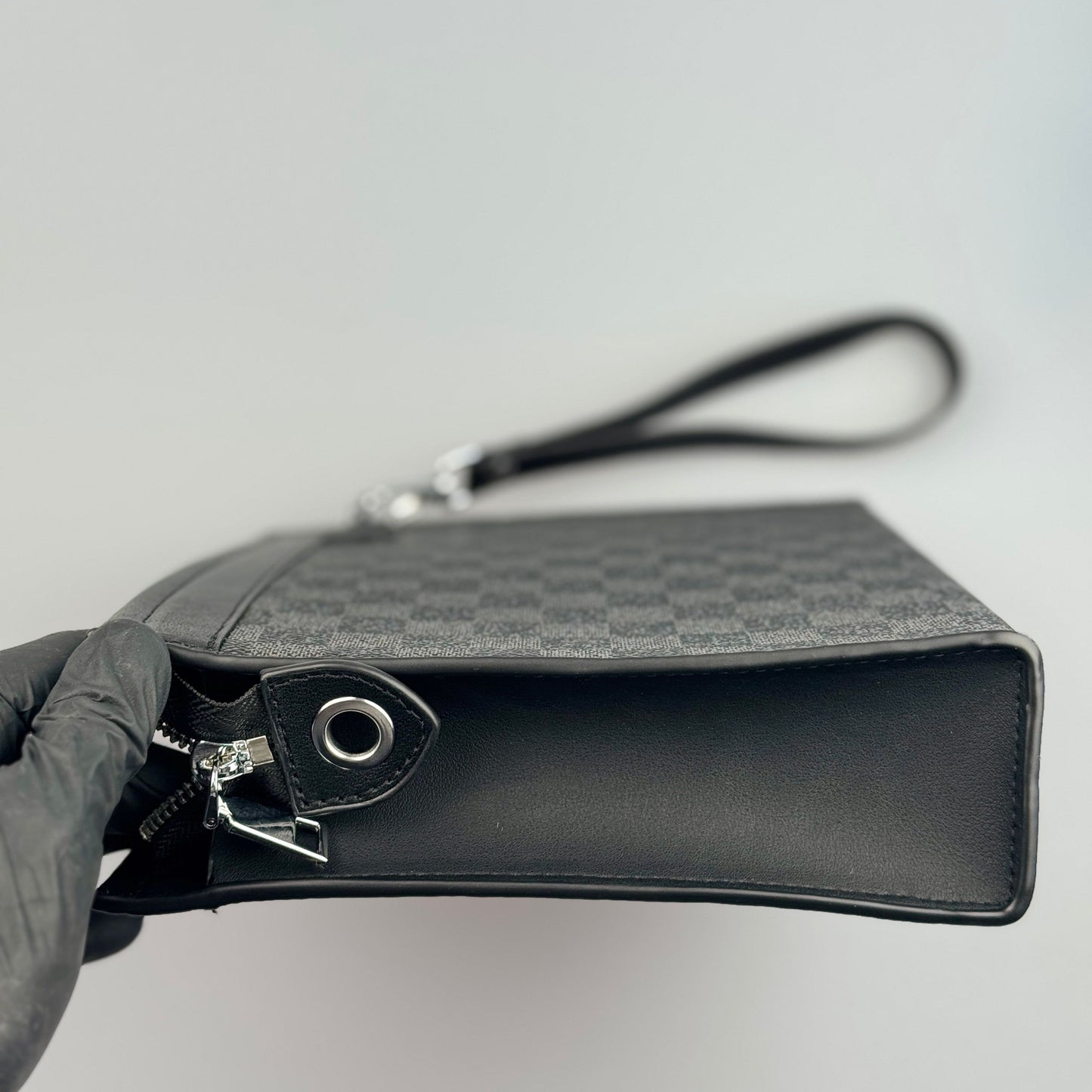Bolsa Clutch Masculina - Padrão Xadrez Clássico