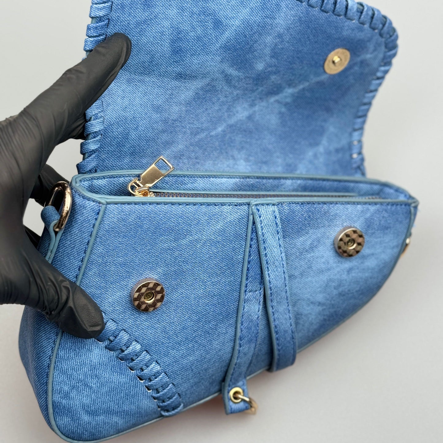 Bolsa Estilo Saddle Crossbody