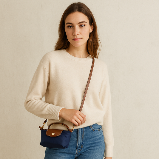 Mini Bolsa Crossbody – Estilo Casual Chic em Nylon Resistente