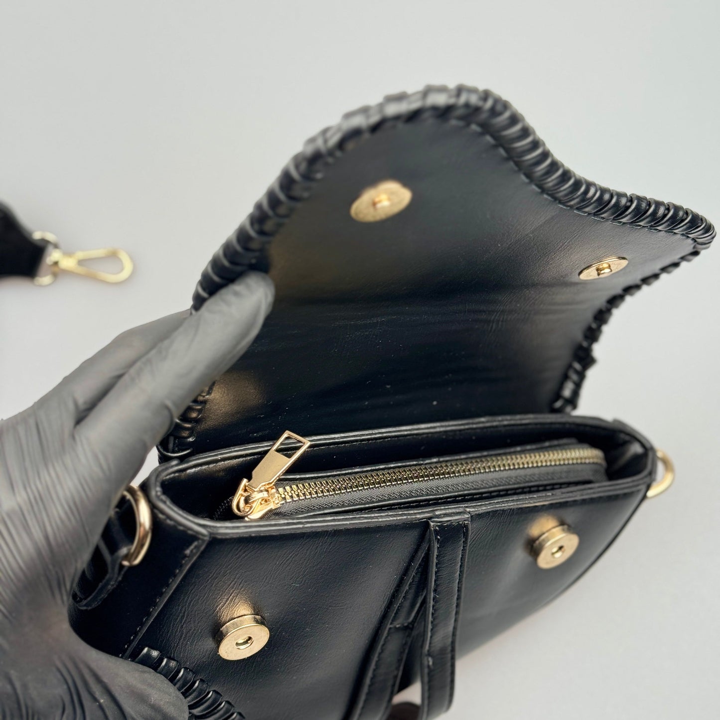 Bolsa Estilo Saddle Crossbody