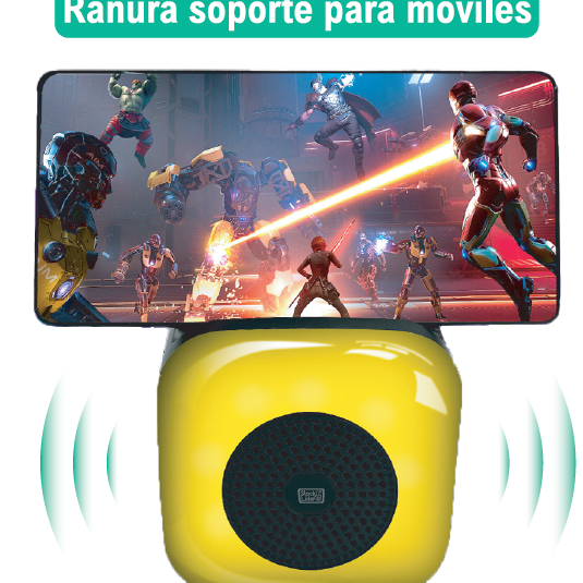 Coluna Portátil RGB