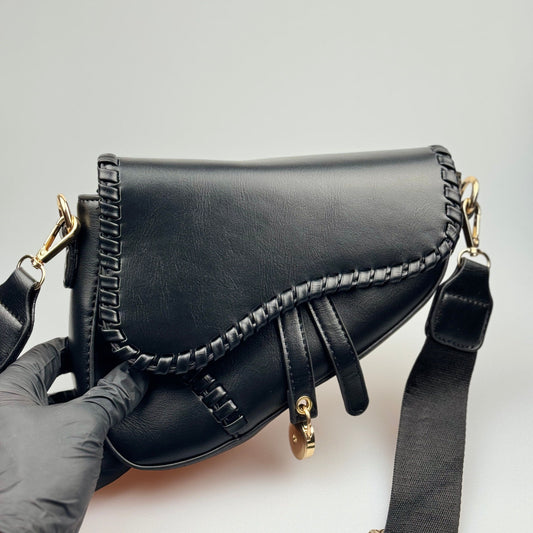 Bolsa Estilo Saddle Crossbody