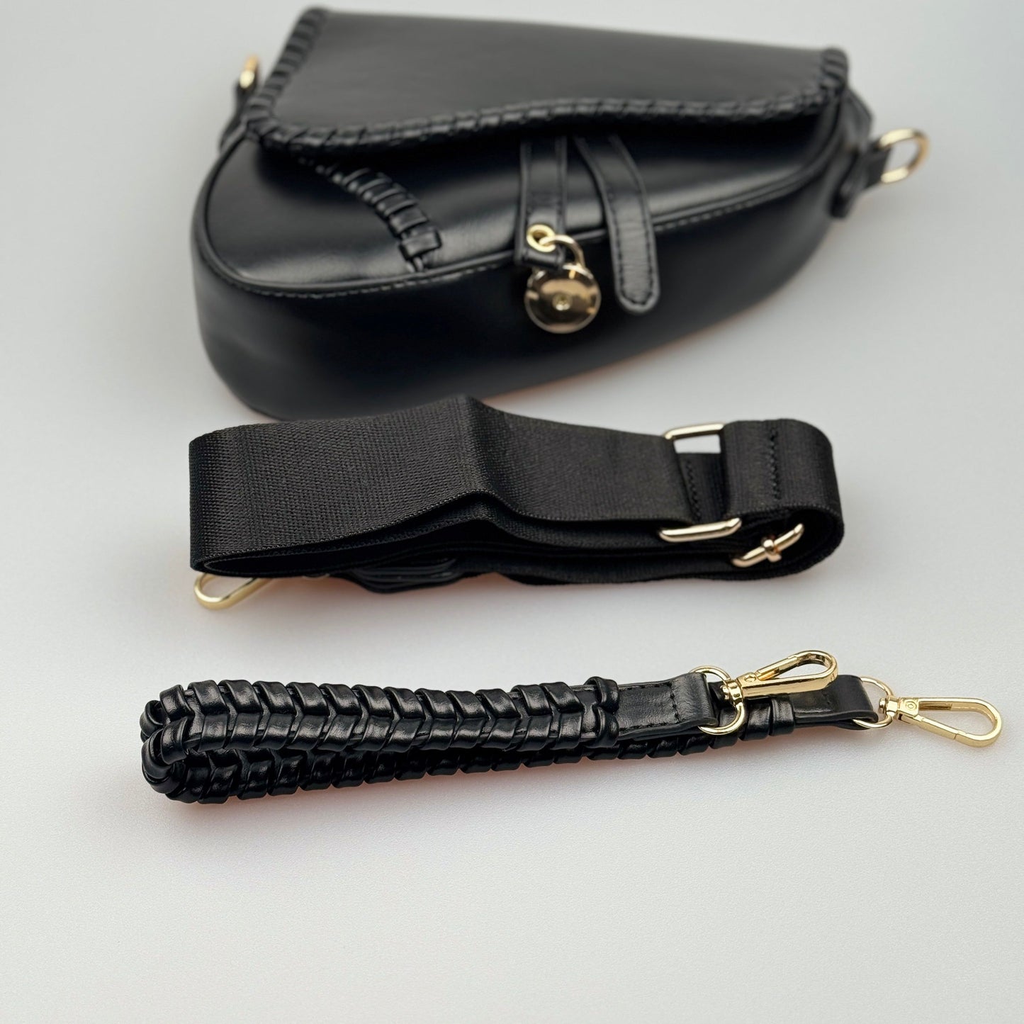 Bolsa Estilo Saddle Crossbody