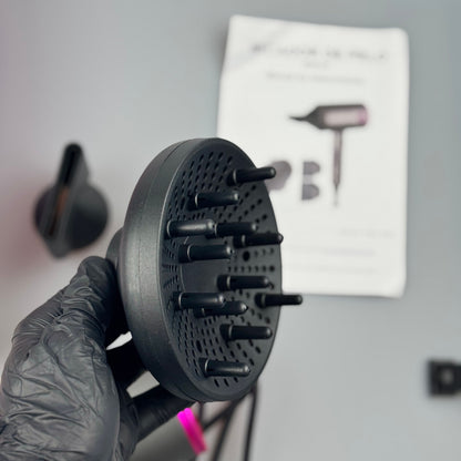 Secador de Cabelo Profissional Iónico com Difusor
