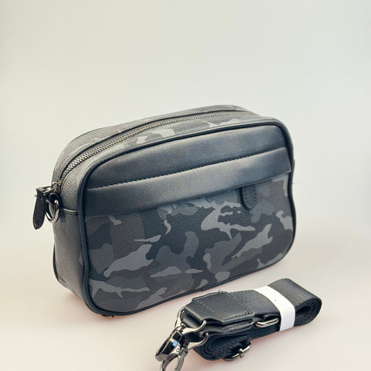 Bolsa Masculina Grid Compact Cross