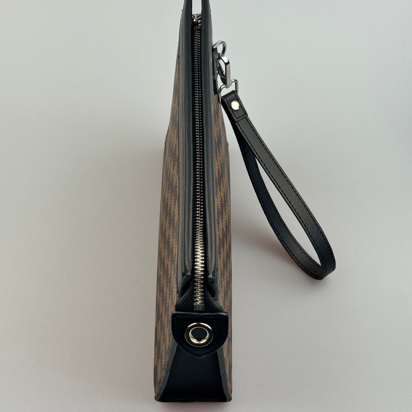 Bolsa Clutch Masculina - Padrão Xadrez Clássico