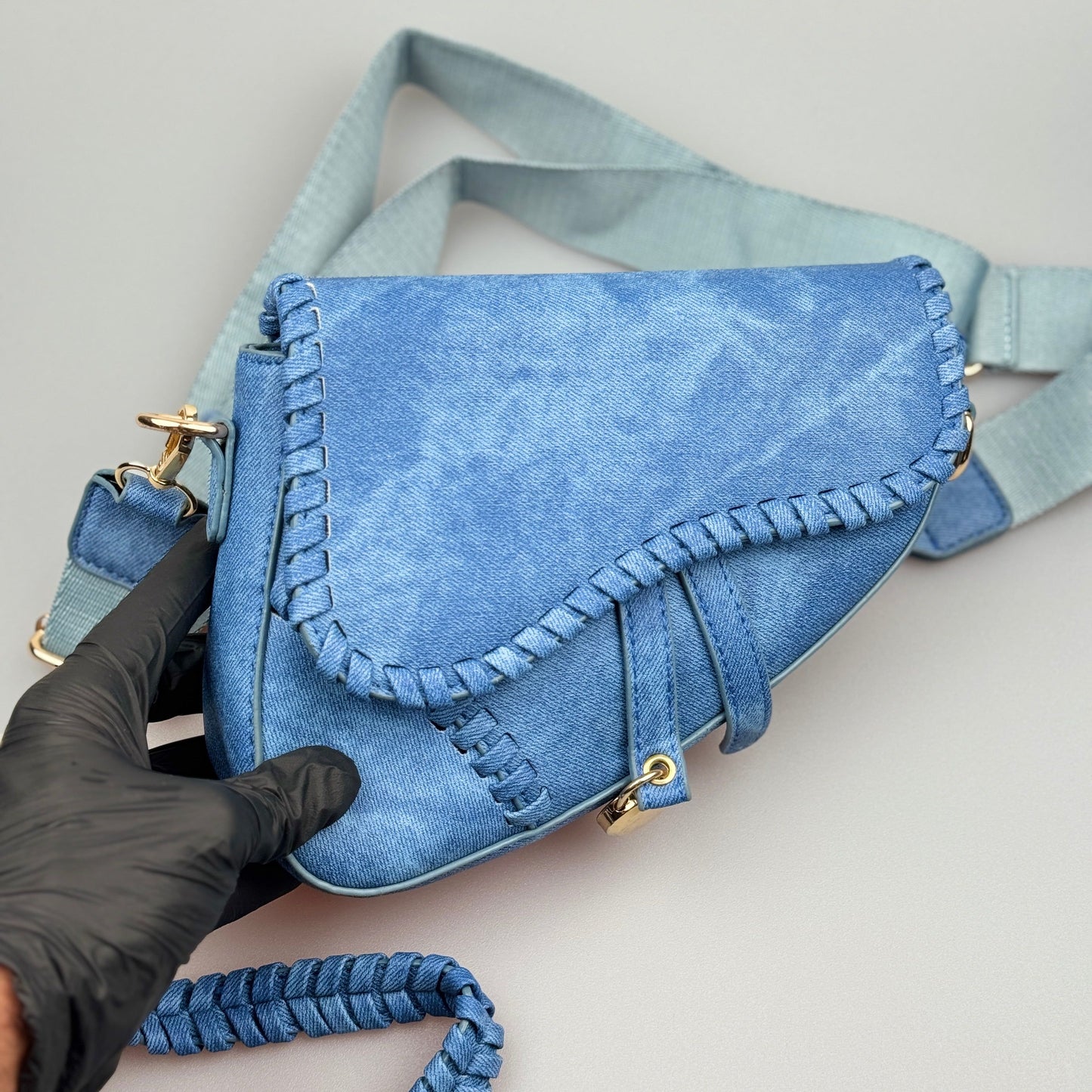 Bolsa Estilo Saddle Crossbody