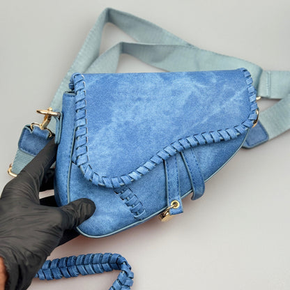 Bolsa Estilo Saddle Crossbody