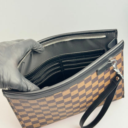 Bolsa Clutch Masculina - Padrão Xadrez Clássico