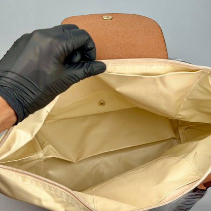 Mala Dobrável Parisienne – Nylon Resistente e Alças em Pele Sintética