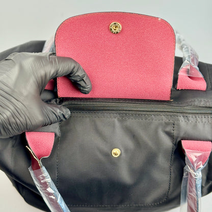 Mala Dobrável Parisienne – Nylon Resistente e Alças em Pele Sintética