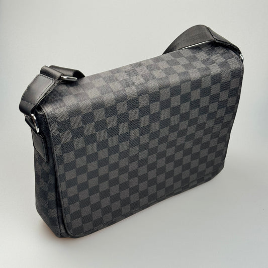 Bolsa Masculina Classic Messenger - Black Grid