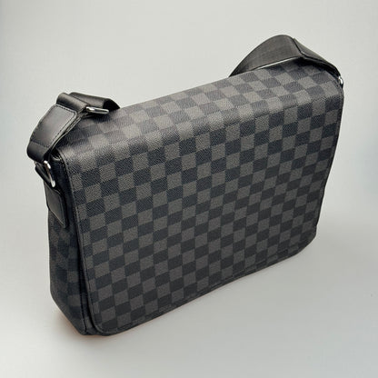 Bolsa Masculina Classic Messenger - Black Grid