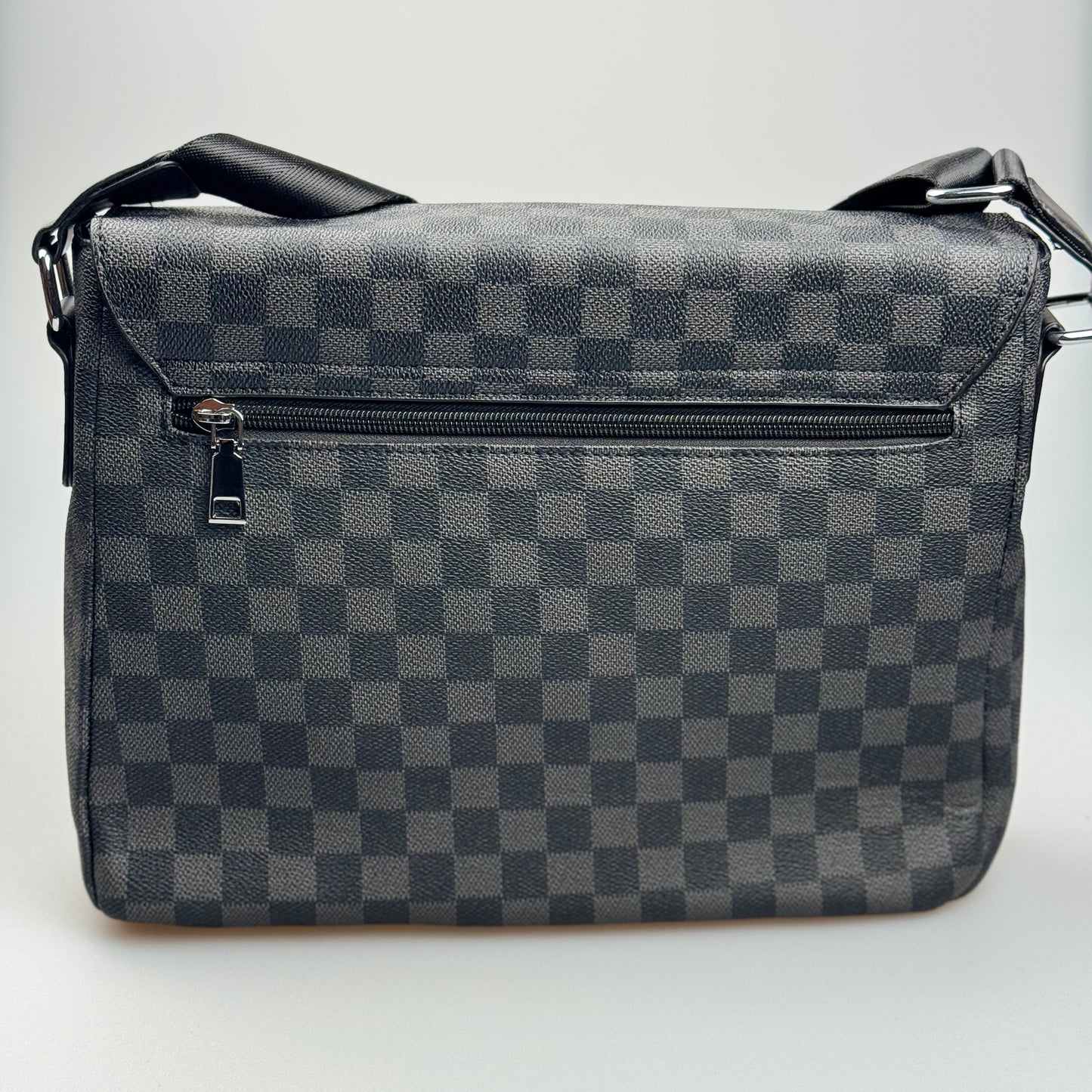 Bolsa Masculina Classic Messenger - Black Grid