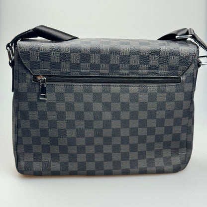 Bolsa Masculina Classic Messenger - Black Grid