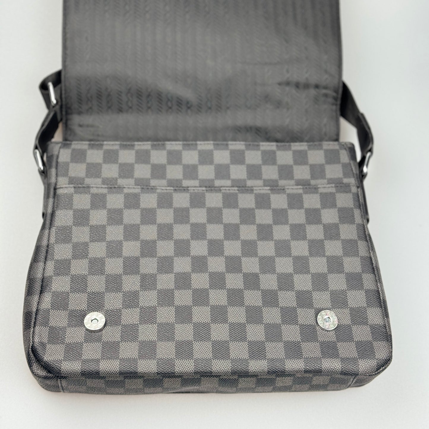 Bolsa Masculina Classic Messenger - Black Grid