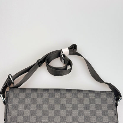 Bolsa Masculina Classic Messenger - Black Grid