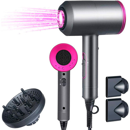 Secador de Cabelo Profissional Iónico com Difusor