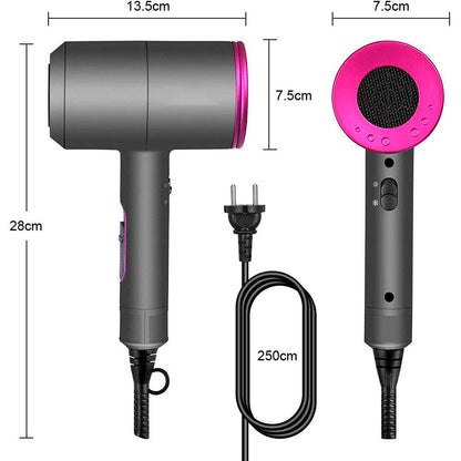 Secador de Cabelo Profissional Iónico com Difusor
