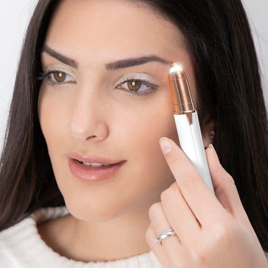 Depiladora de Precisão com LED para Pelos Faciais